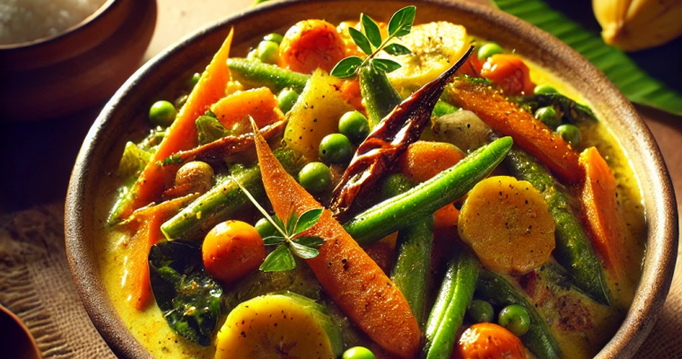 Avial, a Traditional Kerala Dish