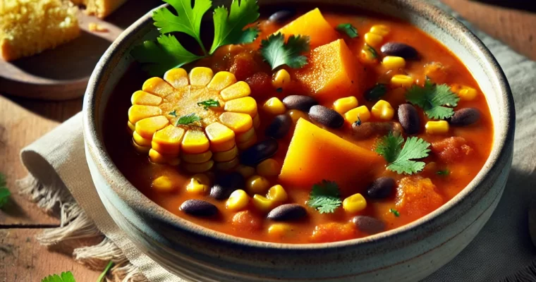 Three Sisters Stew, a traditional Native American dish