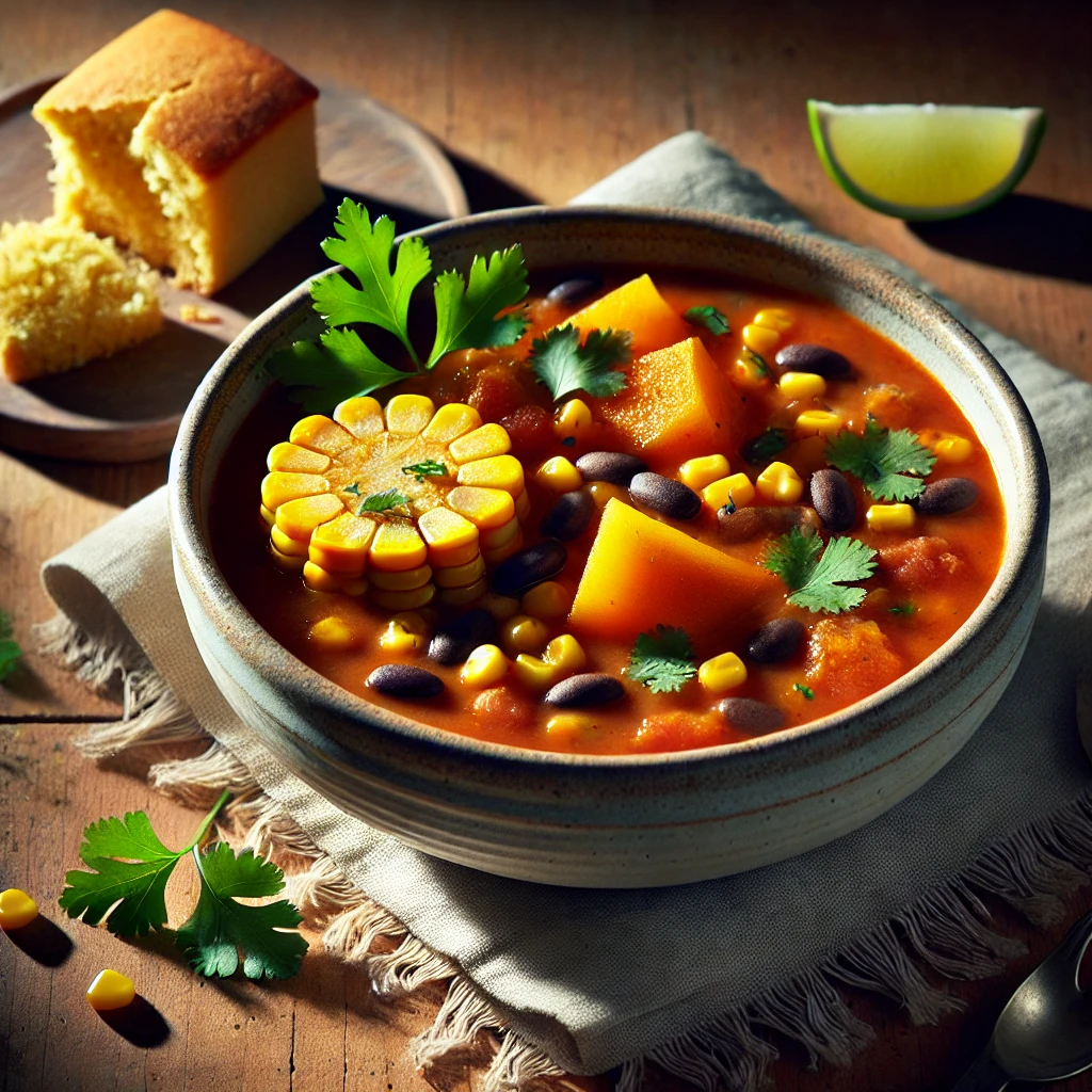 Three Sisters Stew, a traditional Native American dish